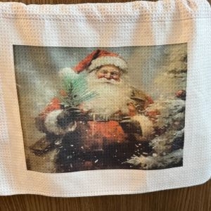 Santa Tea Towel Santa Tea Towel